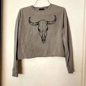 Longhorn crop top